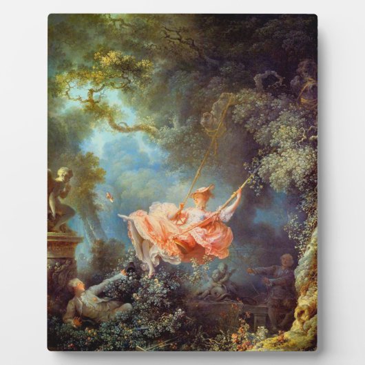 Jean Honore Fragonard Der Schwung Fotoplatte (Vorderseite)