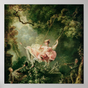 Jean-Honore Fragonard - Die Schaukel Poster
