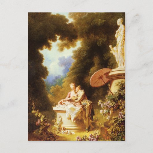 Jean-Honoré Fragonard Fine Art Postkarte (Vorderseite)