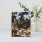 Jean-Honore Fragonard - Fortschritte bei der Verfo Postkarte (Stehend Vorderseite)