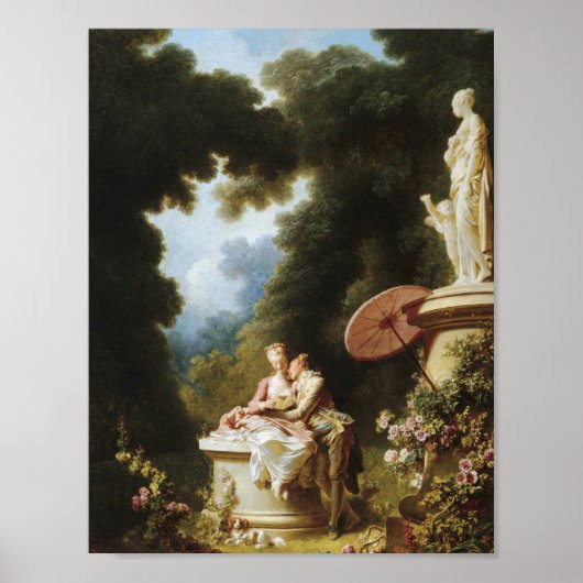 Jean-Honoré Fragonard - Liebe Letters Poster (Vorne)