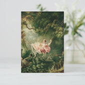 Jean-Honoré Fragonard - The Swing, Begleitkarte (Stehend Vorderseite)