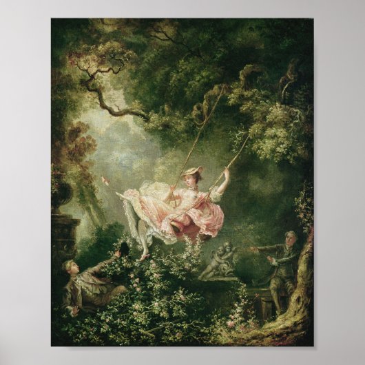 Jean-Honoré Fragonard - The Swing Poster (Vorne)