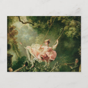 Jean-Honoré Fragonard - The Swing Postkarte