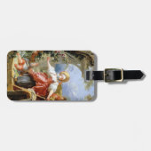 Jean-Honoré Fragonards Blindes Man's Bluff Game Gepäckanhänger (Vorderseite horizontal)