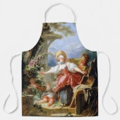 Jean-Honoré Fragonards Blindes Man's Bluff-Spiel Schürze (Vorderseite)