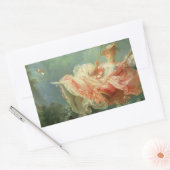 Jean-Honore Frangonards Rokoko zeichnet die Swing Rechteckiger Aufkleber (Umschlag)