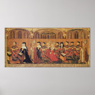 Jean I Jouvenel des Ursins  with his wife Poster