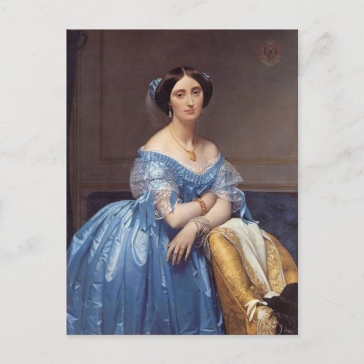 Jean Ingres - Portrait der Princesse de Broglie Postkarte (Vorderseite)