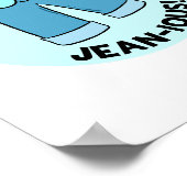 Jean-ious Denim Pants Pun Poster (Ecke)