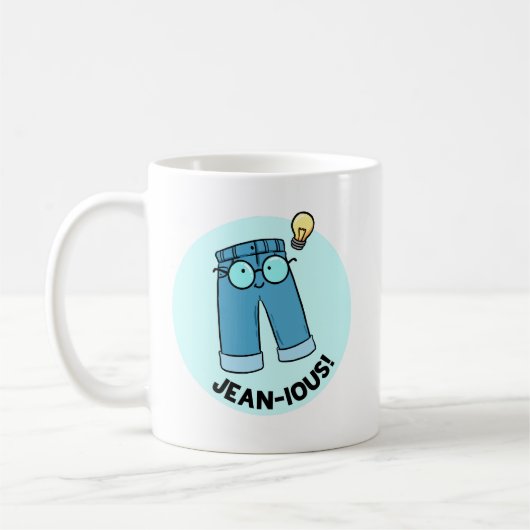 Jean-ious Denim Pants Pun Tasse (Links)
