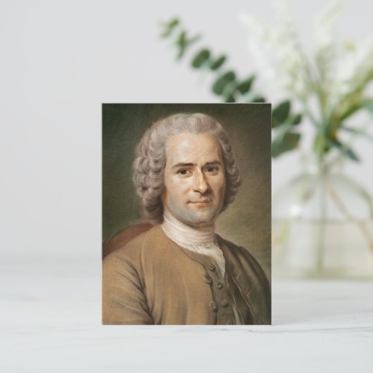 Jean-Jacques Rousseau nach 1753 Postkarte (Stehend Vorderseite)