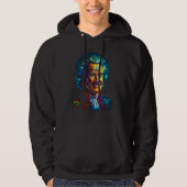 Jean Jacques Rousseau Philosopher Hoodie (Vorderseite)
