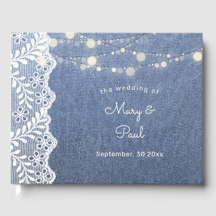 Jean Lace & String Lights Gästebuch