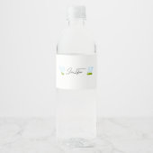Jean LaTasse Promo Wasserflasche Wasserflaschenetikett (Vorderseite)