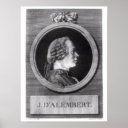 Jean le Rond d'Alembert Poster (Vorne)