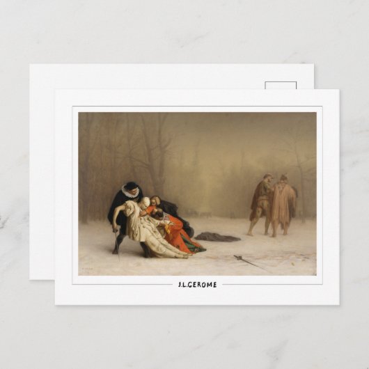 Jean-Léon Gérôme #11 - Fine Art Postcard Postkarte (Vorne/Hinten)