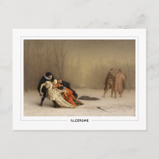 Jean-Léon Gérôme #11 - Fine Art Postcard Postkarte (Vorderseite)