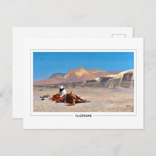 Jean-Léon Gérôme #127 - Fine Art Postcard Postkarte (Vorne/Hinten)