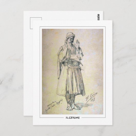 Jean-Léon Gérôme #240 - Fine Art Postcard Postkarte (Vorne/Hinten)