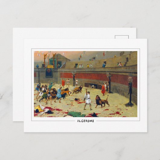 Jean-Léon Gérôme #250 - Fine Art Postcard Postkarte (Vorne/Hinten)