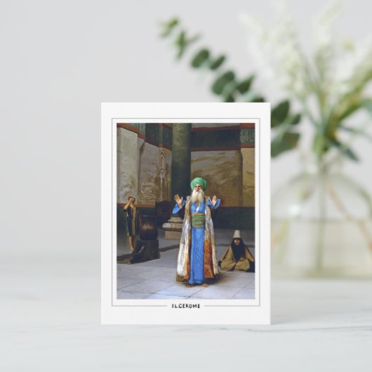 Jean-Léon Gérôme #26 - Fine Art Postcard Postkarte (Stehend Vorderseite)