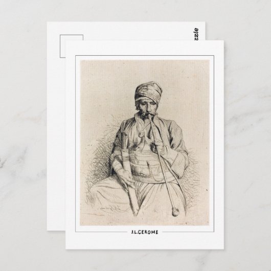 Jean-Léon Gérôme #345 - Fine Art Postcard Postkarte (Vorne/Hinten)