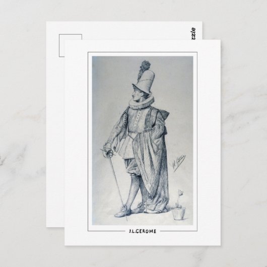 Jean-Léon Gérôme #41 - Fine Art Postcard Postkarte (Vorne/Hinten)