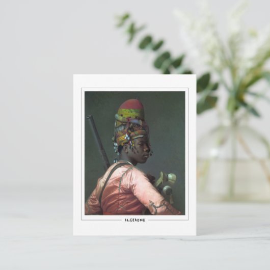 Jean-Léon Gérôme #91 - Fine Art Postcard Postkarte (Stehend Vorderseite)
