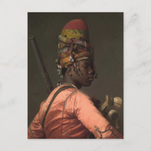 Jean-Leon Gerome Black Bashi-Bazouk circa 1869 Postkarte