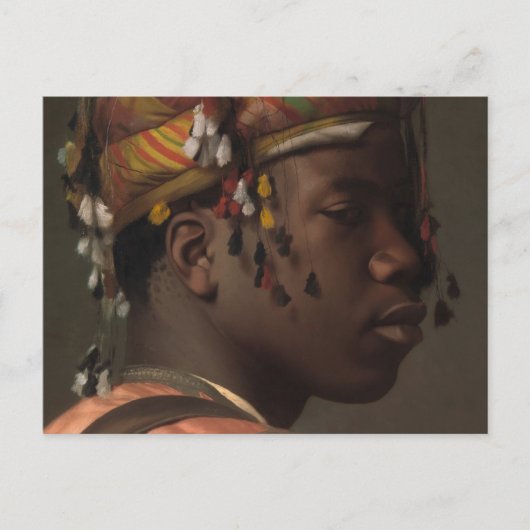 Jean-Leon Gerome Black Bashi-Bazouk (Gesicht) 1869 Postkarte (Vorderseite)