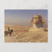Jean-Leon Gerome- Bonaparte Vor der Sphinx Postkarte (Vorderseite)