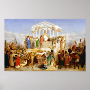 Jean-Léon Gérôme Das Zeitalter des Augustus Poster