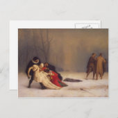 Jean-Leon Gerome - Der Duell nach der Masquerade Postkarte (Vorne/Hinten)