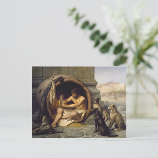 Jean-Leon Gerome- Diogenes Postkarte (Stehend Vorderseite)