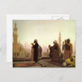 Jean-Leon Gerome - Gebet in Kairo Postkarte (Vorne/Hinten)