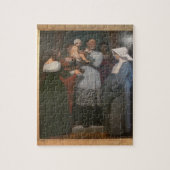 Jean-Leon Gerome- Heiliges Vincent von Paule Puzzle (Vertikal)