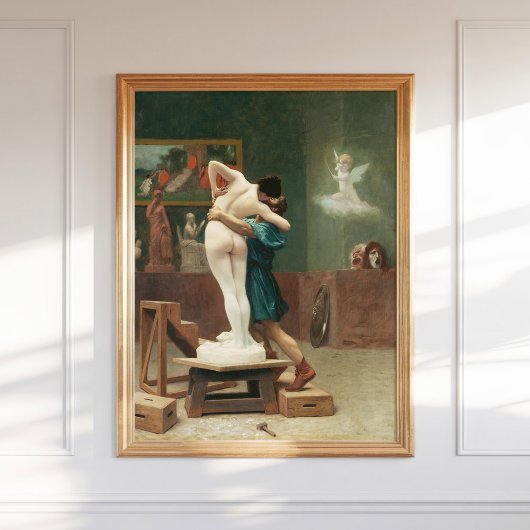 Jean-Leon Gerome Pygmalion und Galatea 1890 Art Poster