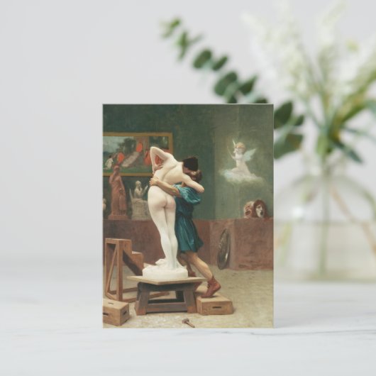 Jean-Leon Gerome Pygmalion und Galatea Myth Art Postkarte (Stehend Vorderseite)