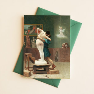 Jean-Leon Gerome Pygmalion und Galatea Myth Art Postkarte