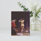 Jean Leon Gerome Selling Slaves in Rom Postkarte (Stehend Vorderseite)