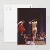 Jean Leon Gerome Selling Slaves in Rom Postkarte (Vorne/Hinten)