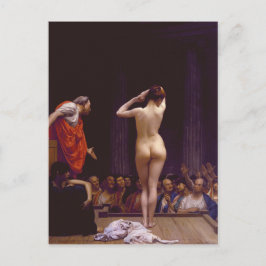 Jean Leon Gerome Selling Slaves in Rom Postkarte