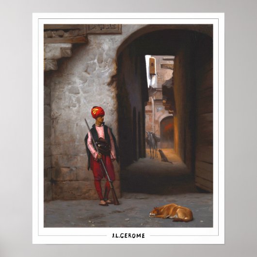 Jean-Léon Gérôme Zedign Art Poster #13 (Vorne)
