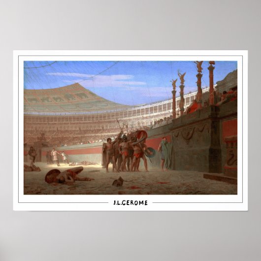 Jean-Léon Gérôme Zedign Art Poster #150 (Vorne)