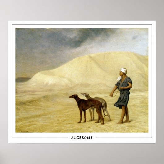Jean-Léon Gérôme Zedign Art Poster #17 (Vorne)