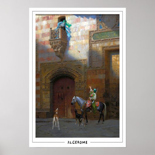 Jean-Léon Gérôme Zedign Art Poster #186 (Vorne)