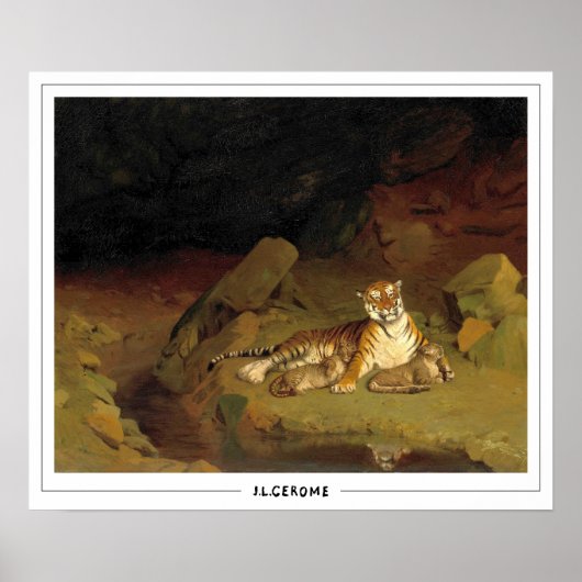 Jean-Léon Gérôme Zedign Art Poster #218 (Vorne)