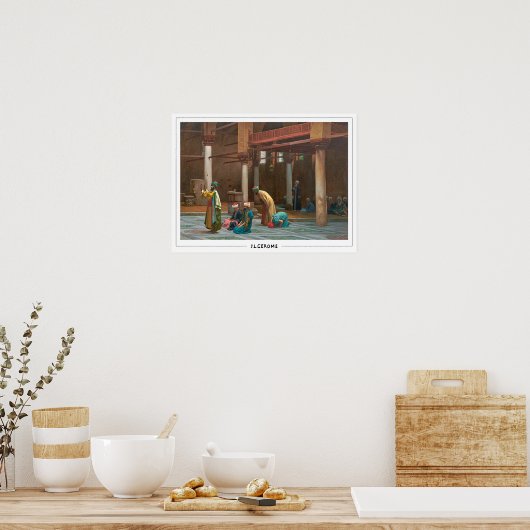 Jean-Léon Gérôme Zedign Art Poster #350 (Küche)