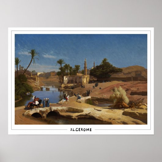 Jean-Léon Gérôme Zedign Art Poster #79 (Vorne)